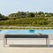 Armen Living Camino Indoor Outdoor Dining Bench in Eucalyptus Wood and Charcoal Rope 840254336025 - alternate 9